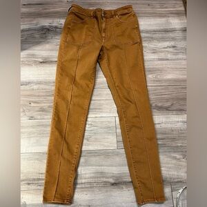 American Eagle super stretch hi-rise jegging khaki